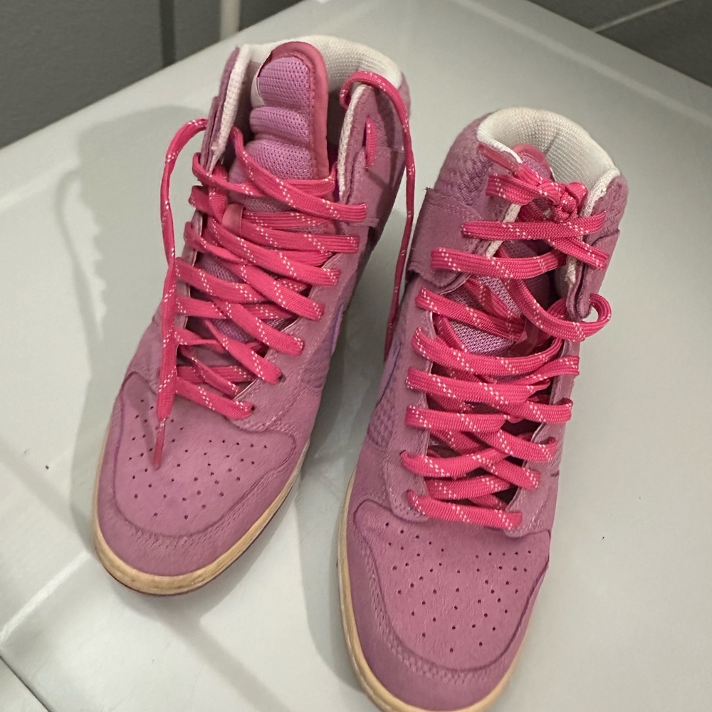 Nike Women Dunk Sky high wedge shoes